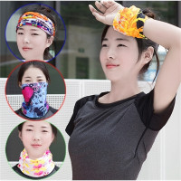 Custom Printed Multifunctional Seamless Headbuff Neck Gaiter