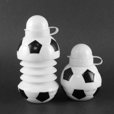 Folding Football Water Bottle,Collapsible Sport Bottle