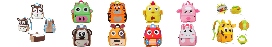 Kid's Backpack, School Bag, Animal Backpack